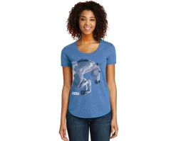 Breyer Blue Jumping Horse Women's T-Shirt