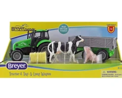 Breyer Farms™ Tractor and Tag-A-Long Wagon