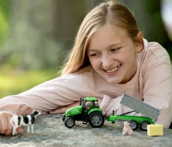 Breyer Farms™ Tractor and Tag-A-Long Wagon