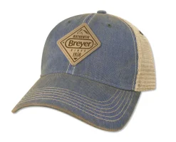 Breyer Trucker Cap with Leather Patch