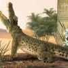 Nile Crocodile - Leaping