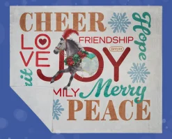 Soft Microfleece Holiday Throw