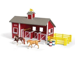 Stablemates Red Stable Set with Two Horses