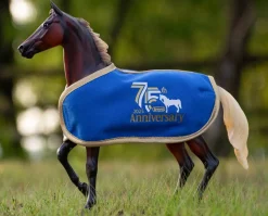 75th Anniversary Horse Blanket - Blue
