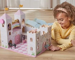 Unicorn Magic Deluxe Wood Castle Playset