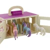 Unicorn Magic Wood Carry Stable with 6 Unicorns