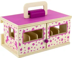Unicorn Magic Wood Carry Stable with 6 Unicorns