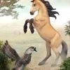 Warlander Mare Rearing | Buckskin